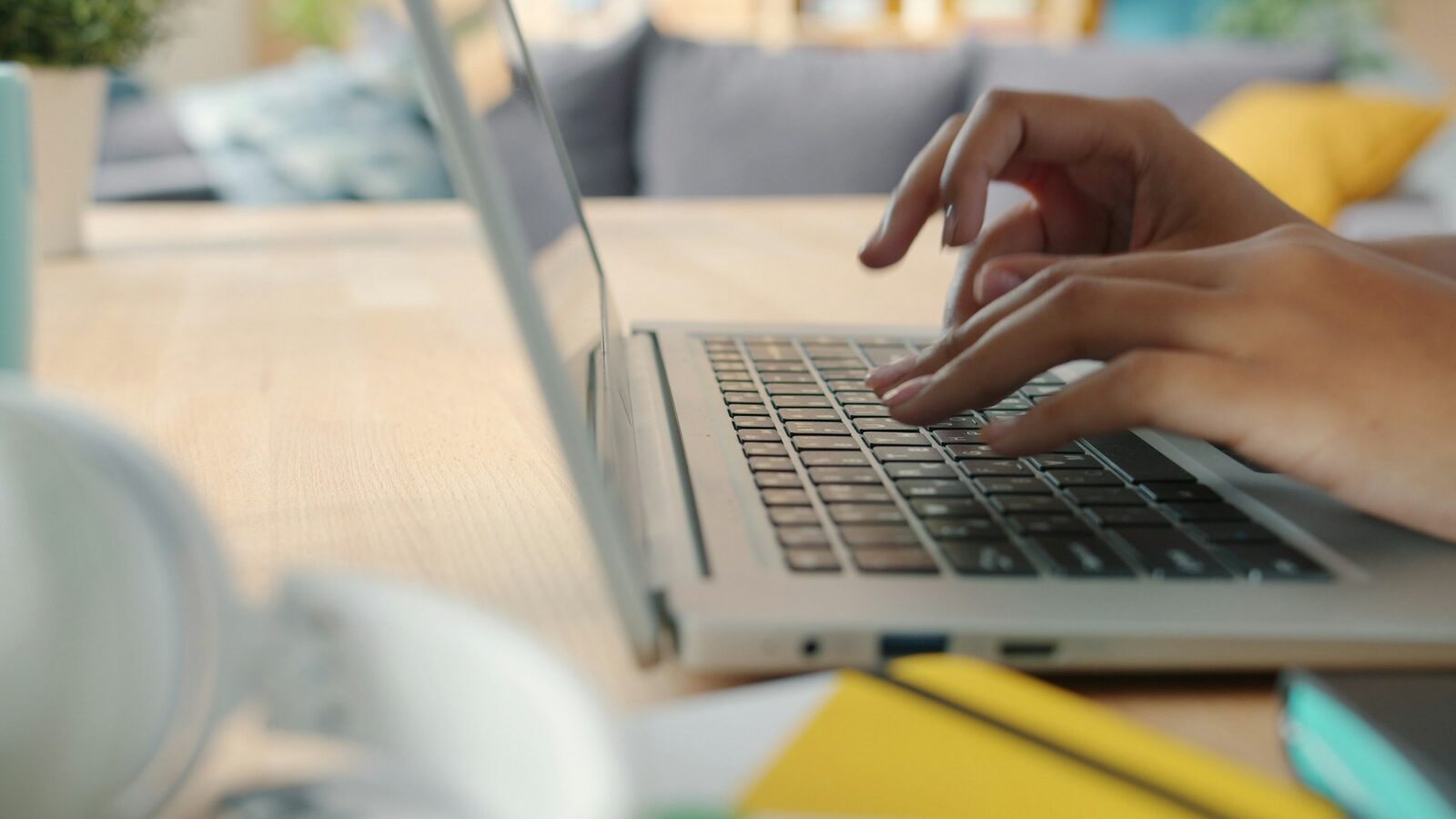 Searching for a local provider on a laptop